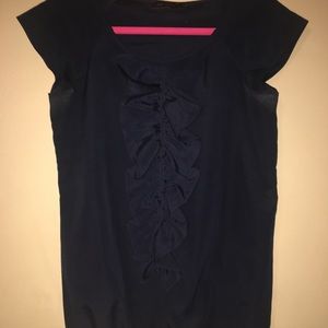 🌸3 for $12🌸 Ruffled Black Blouse